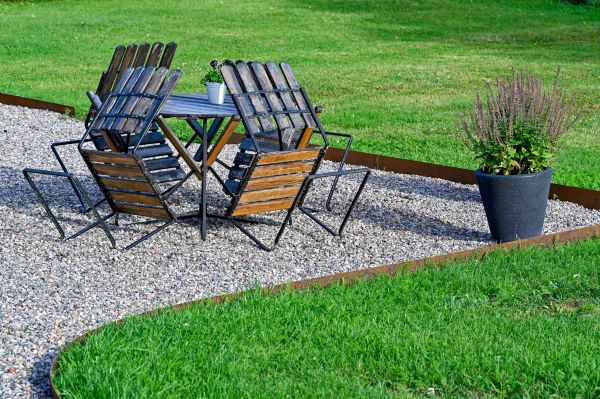 Metal Lawn Edging Installation in San Ramon