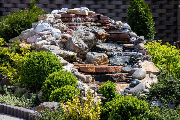 River Rock Landscaping in San Ramon