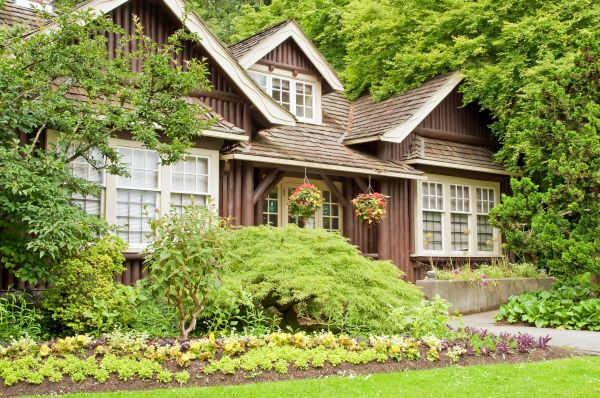 Log Home Landscaping in San Ramon